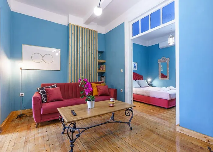 Luxury Art Deco 1-bed In Апартаменты Салоники